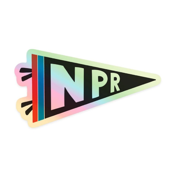 Picture of NPR Holographic Flag Sticker