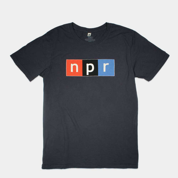 NPR Logo on soft black tee
