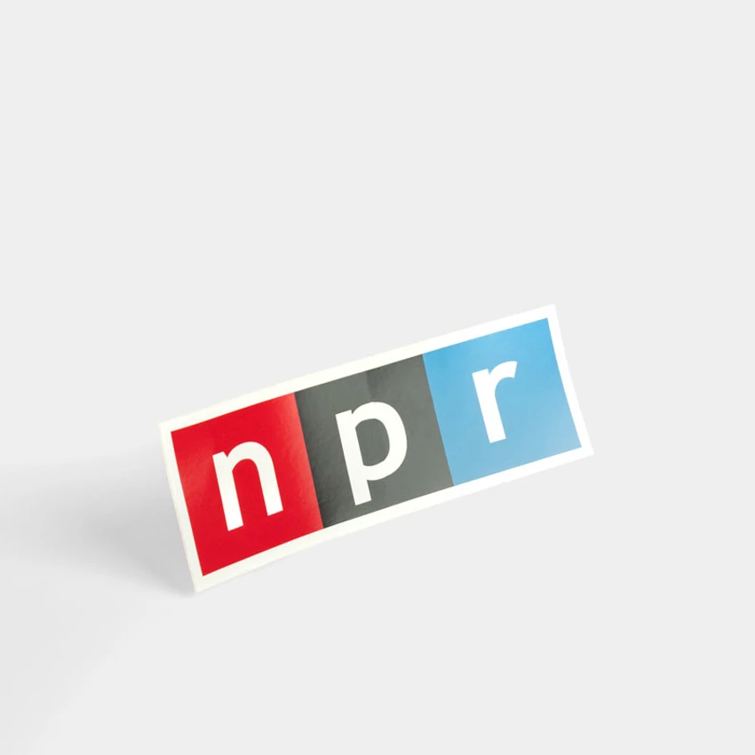 NPR 6" Logo Sticker