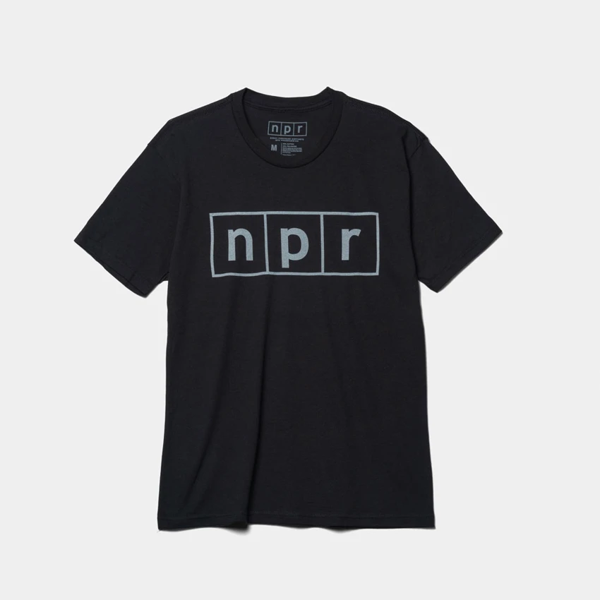 NPR Black Outline Tee