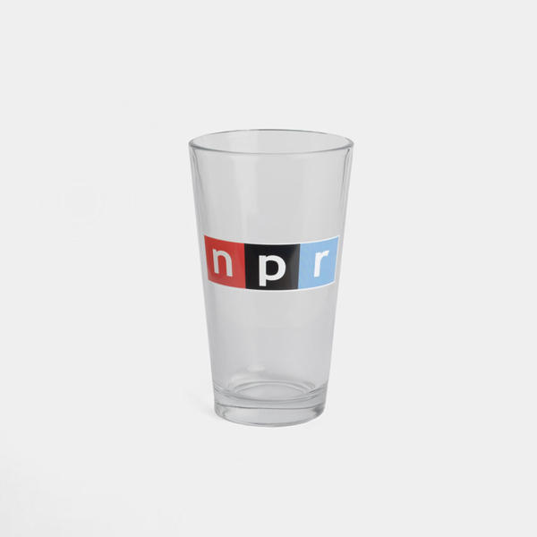NPR Drinking Glass