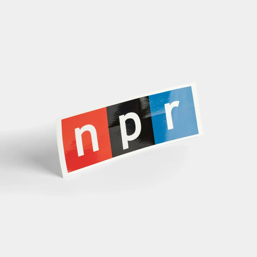 NPR 8" Logo Sticker