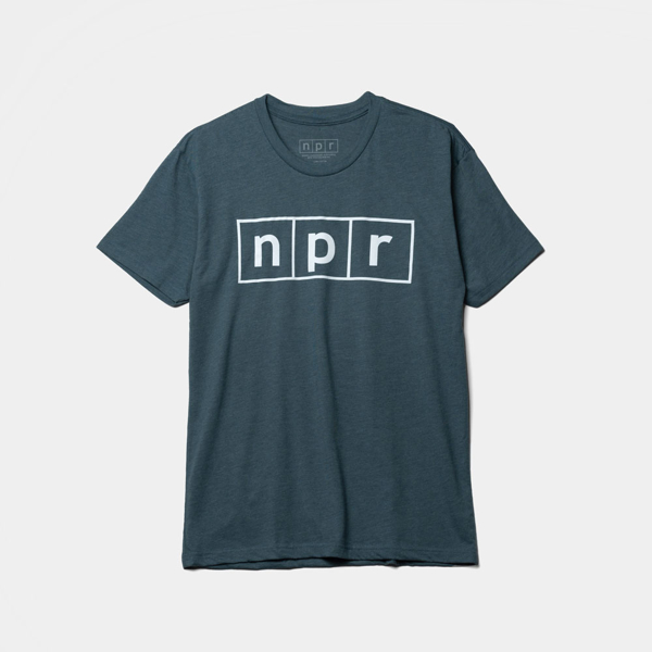 NPR Indigo Outline Tee