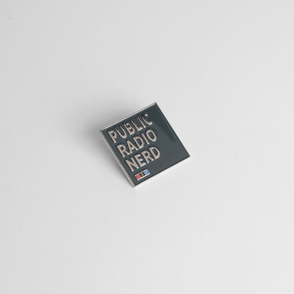 Public Radio Nerd Enamel Pin