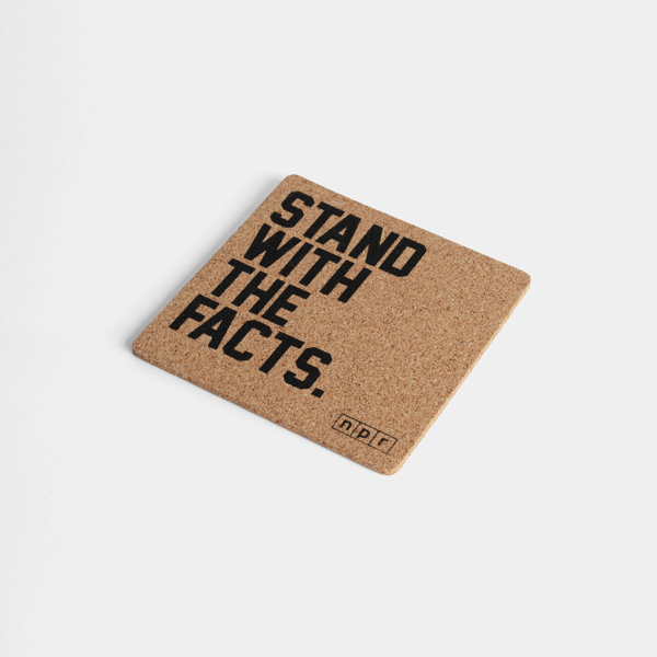 Stand With The Facts Coaster