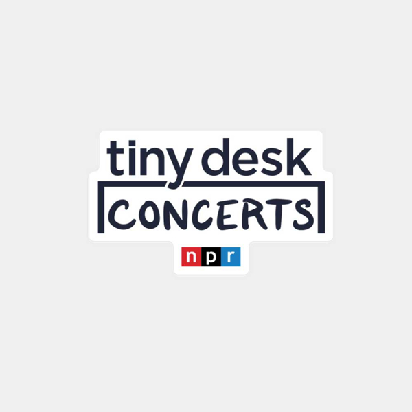 Tiny Desk Concerts Small Black Sticker
