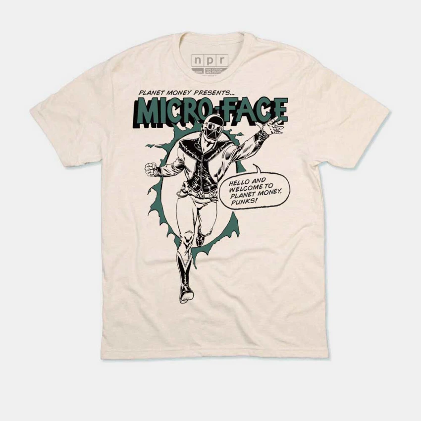 Micro-Face Tee:  A Planet Money Comic