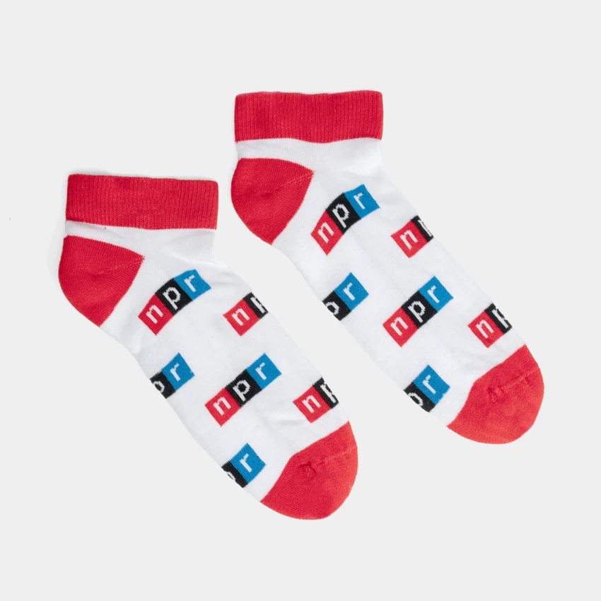 NPR Color Logo Athletic Socks