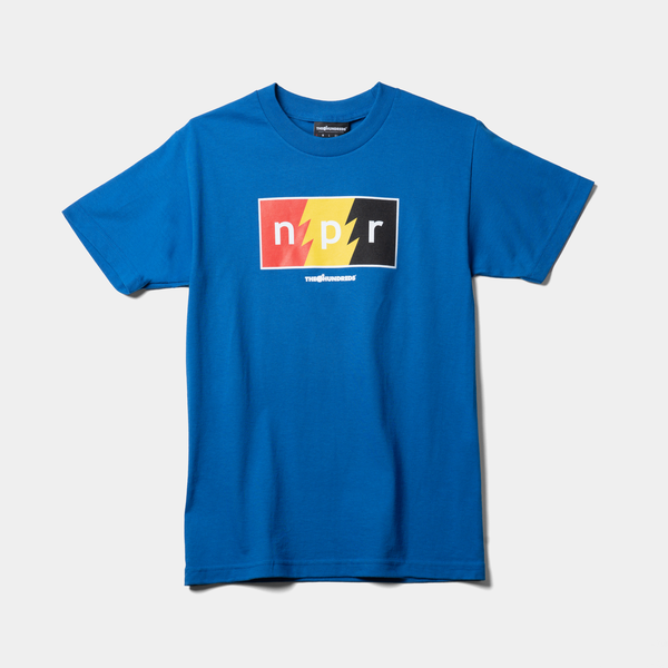 NPR WILDFIRE SHIRT: ROYAL BLUE Front