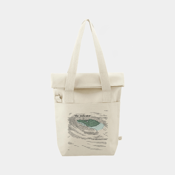 NPR Indicator Swimming Gator Tote