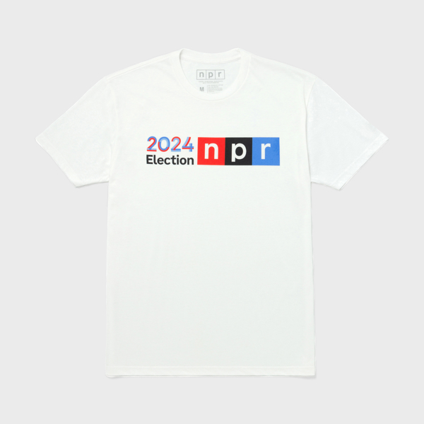 T-Shirt with the 2024 election and NPR logo