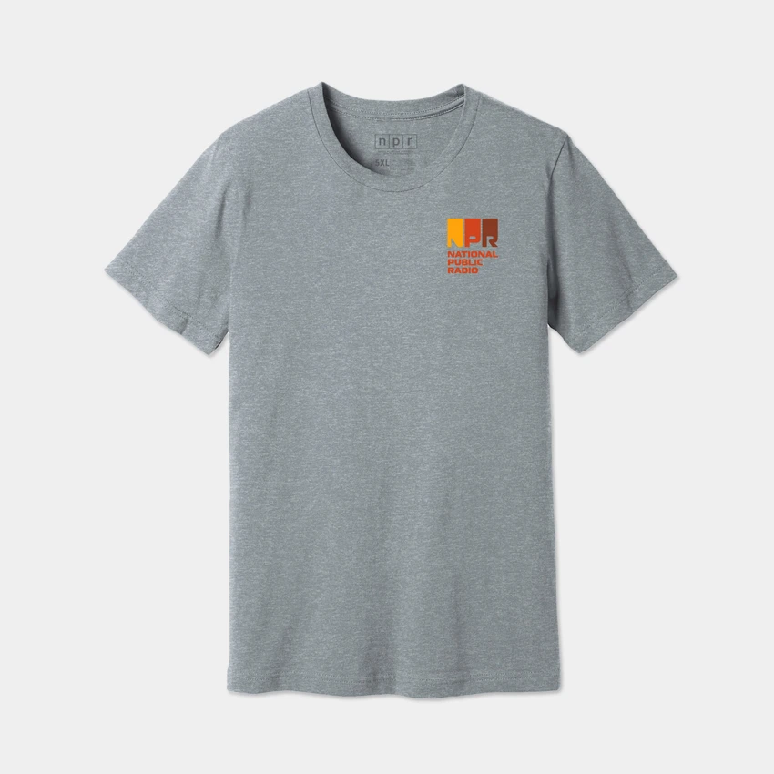 Grey T-Shirt with NPR+ design