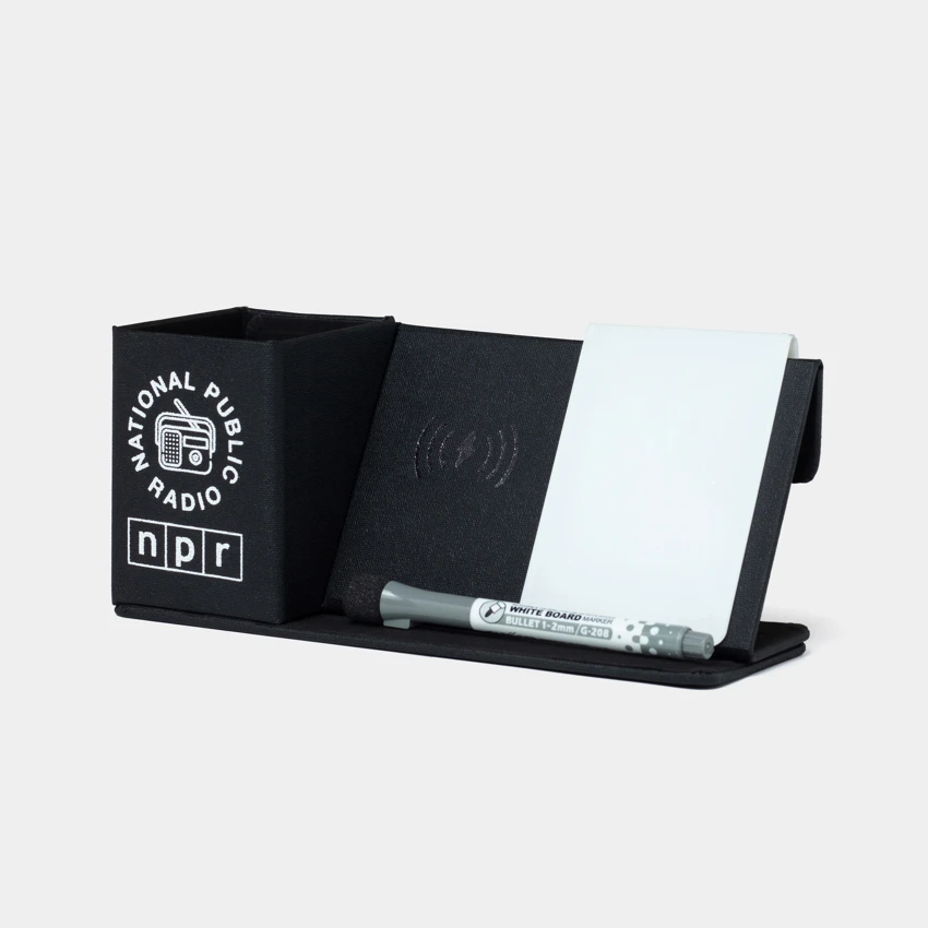 NPR Desk Organizer product image with NPR logo