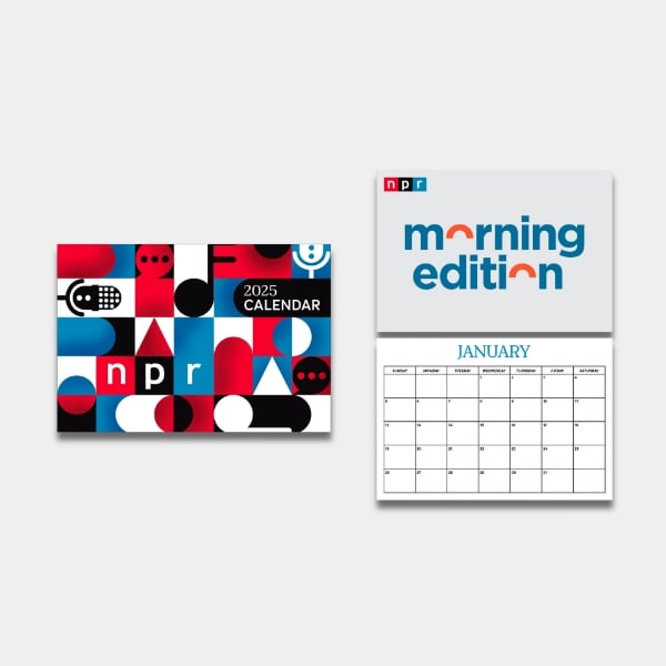 2025 Wall Calendar with NPR Podcast