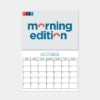 2025 Wall Calendar with NPR Podcast