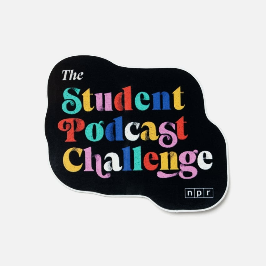 The Student Podcast Challenge Sticker