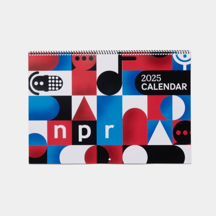 2025 Wall Calendar with NPR Podcast